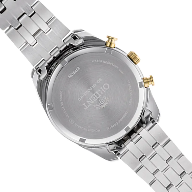 Orient Contemporary Solar Panda Two-tone Men's Watch- RA-TX0302S